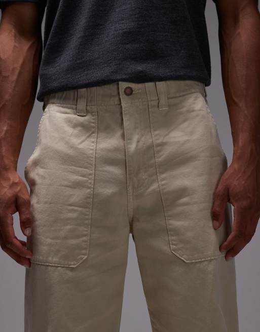 Pantalones beis claro holgados de lona Fort Smith de Dickies, 5 de 5