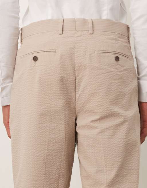 Pantalones beis de corte estándar de sirsaca de Selected (parte de un conjunto)  , 5 de 5
