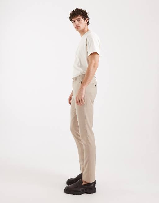 Pantalones beis de corte superslim de Jack & Jones , 3 de 5