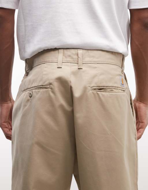 Pantalones beis de corte tapered suelto Evan de Carhartt WIP, 4 de 5