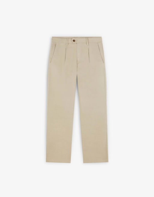 Pantalones beis holgados Firenze de Scalpers