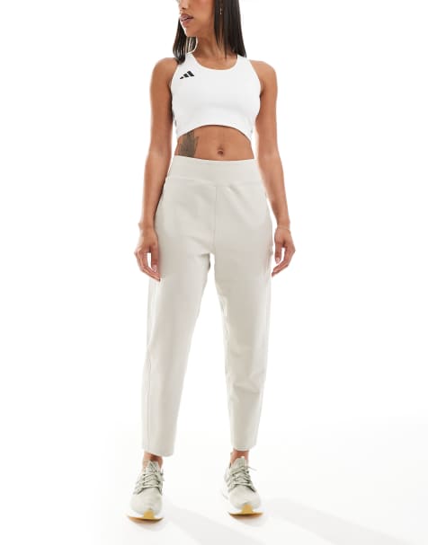 Pantalones beis para yoga All Me de adidas Training - view 1