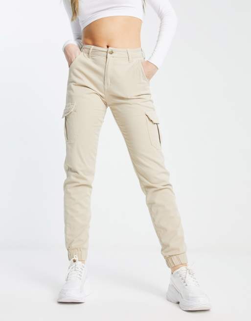Pantalones beis utilitarios con detalle de bolsillo de Urban Classics 