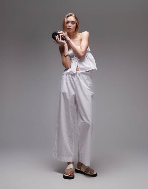 Pantalones blancos fruncidos Posie de Rhythm - view 1
