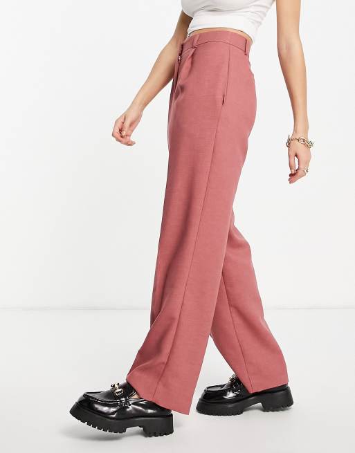 Pantalones boyfriend rosas de corte holgado Everyday de ASOS