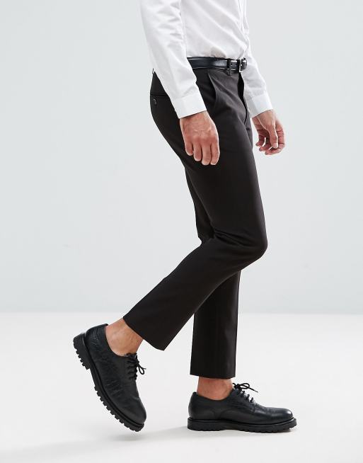Pantalones capri superpitillo de vestir en negro de ASOS DESIGN, 4 de 4