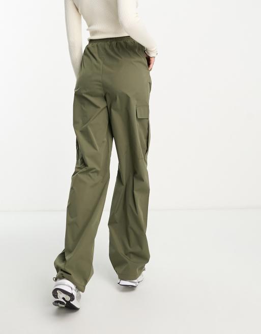 Pantalones caquis cargo con cordón ajustable exclusivos de Pieces Tall , 4 de 4