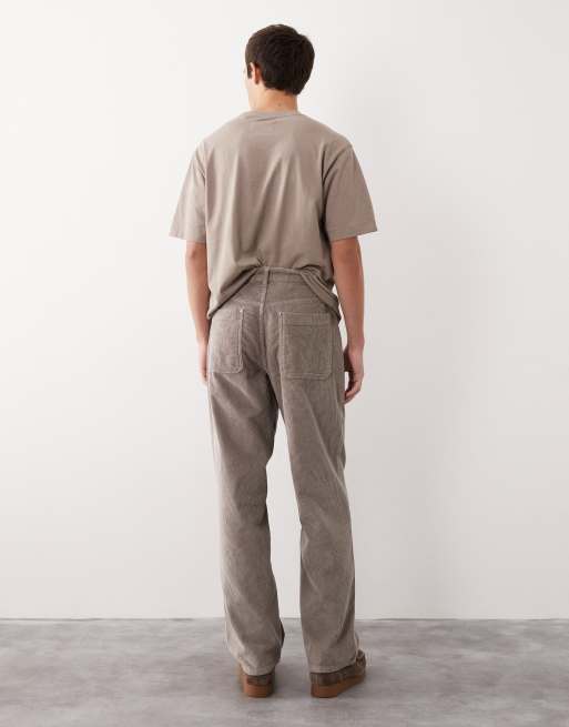 Pantalones caquis de corte recto de pana AC-B-253 de ASOS COLLECTIVE, 3 de 7
