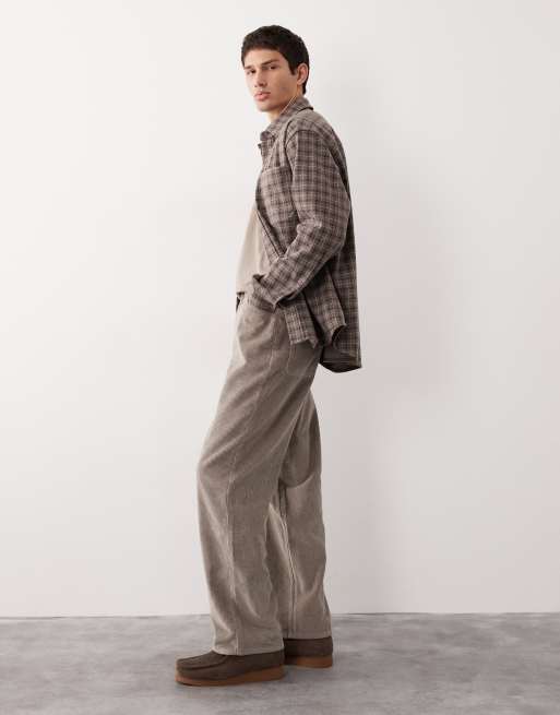 Pantalones caquis de corte recto de pana AC-B-253 de ASOS COLLECTIVE, 4 de 7