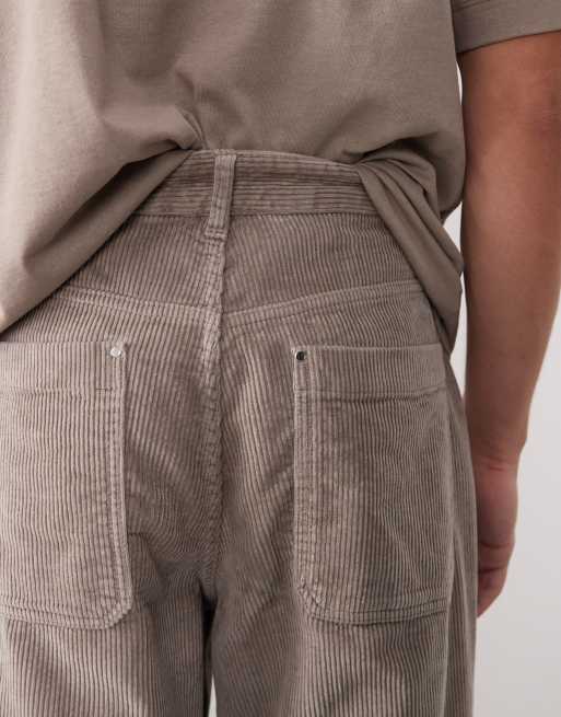 Pantalones caquis de corte recto de pana AC-B-253 de ASOS COLLECTIVE, 5 de 7
