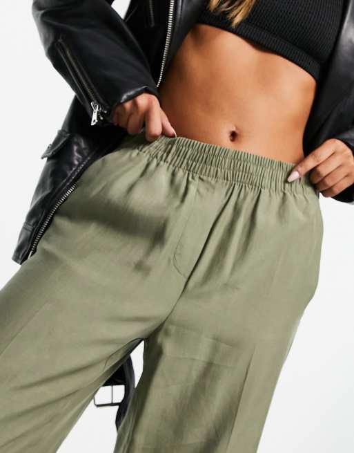 Mango pantalones online lino