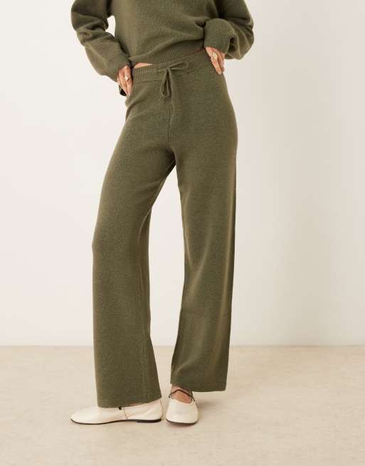 Pantalones caquis de punto de JDY (parte de un conjunto), 2 de 5