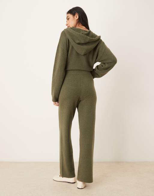 Pantalones caquis de punto de JDY (parte de un conjunto), 4 de 5