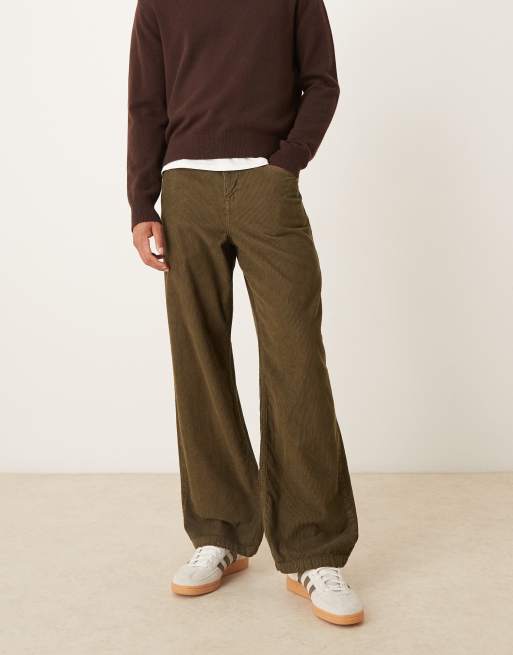 Pantalones caquis holgados de pana de ASOS DESIGN, 2 de 5