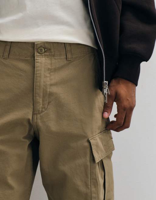 Pantalones cargo beis de corte suelto de Jack & Jones, 3 de 5