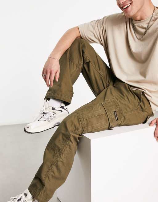 Pantalones cargo caquis holgados de estilo vintage de Superdry, 2 de 4