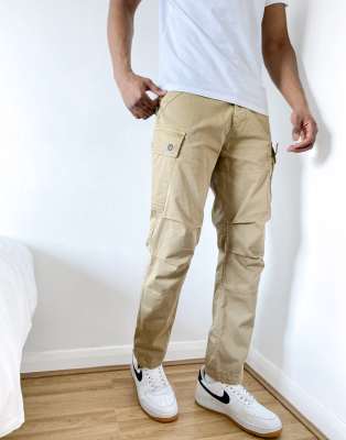 Pantalon cargo color arena Clearance