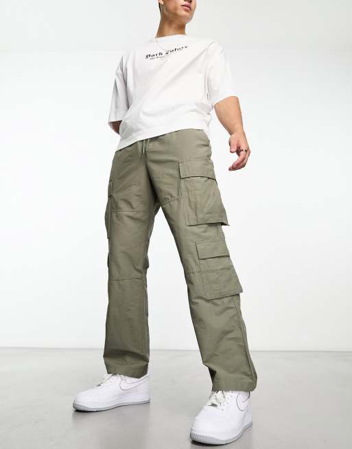 Pantalones cargo color oliva polvareda de corte holgado Parker de PacSun