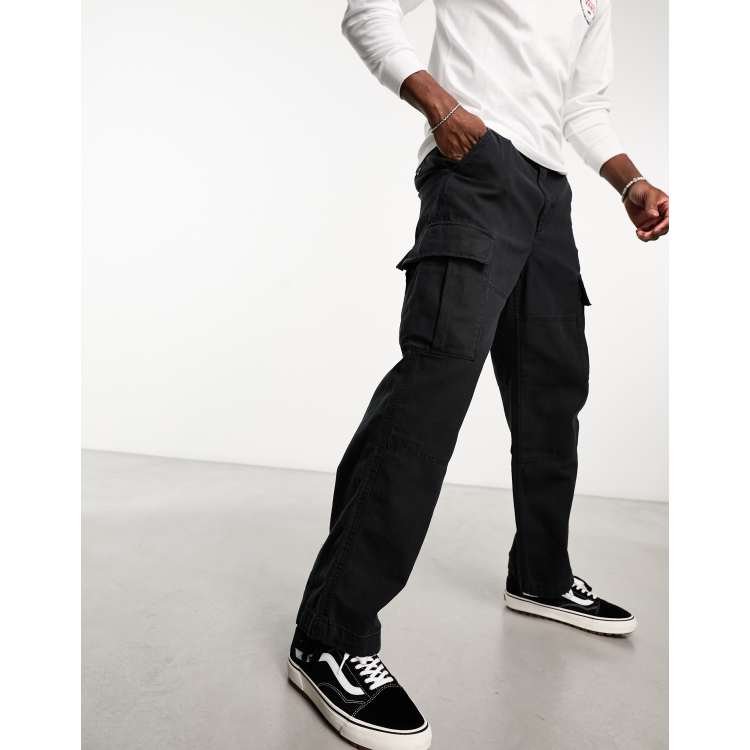 ClassicfuncenterShops Pantalones cargo con lavado negro Service de Vans parra x vans pack