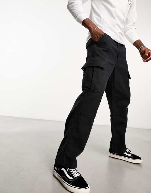 Pantalones vans store hombre negro