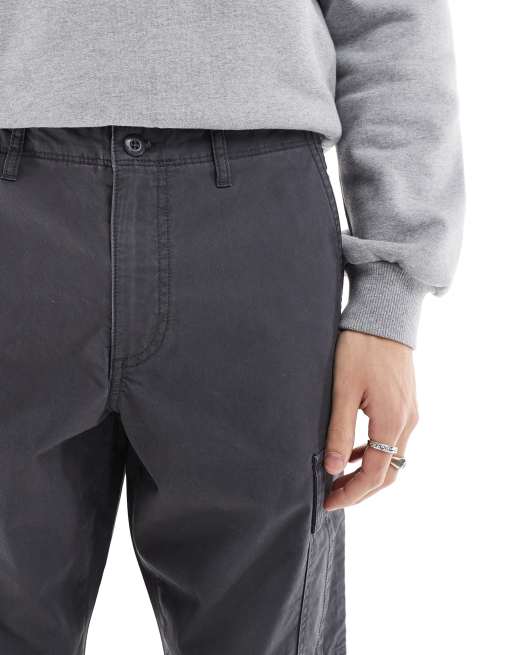 Pantalones cargo gris oscuro de corte suelto de JJ Rebel , 4 de 5