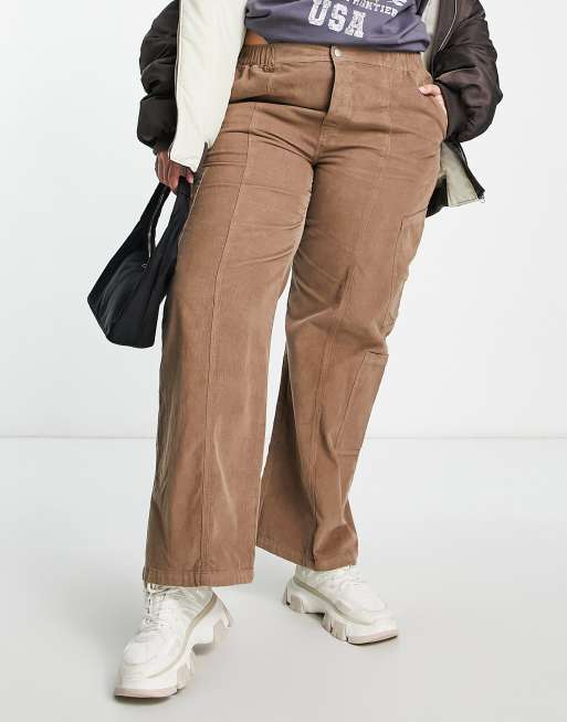 Pantalones cargo color oliva extragrandes de ASOS DESIGN