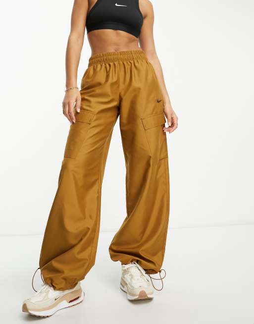 Pantalones anchos Nike marrones de mujer‏‏‎ ‎