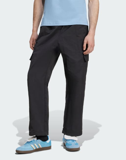 Pantalones cargo negros con detalle de 3 rayas Adicolor Classics de adidas Originals