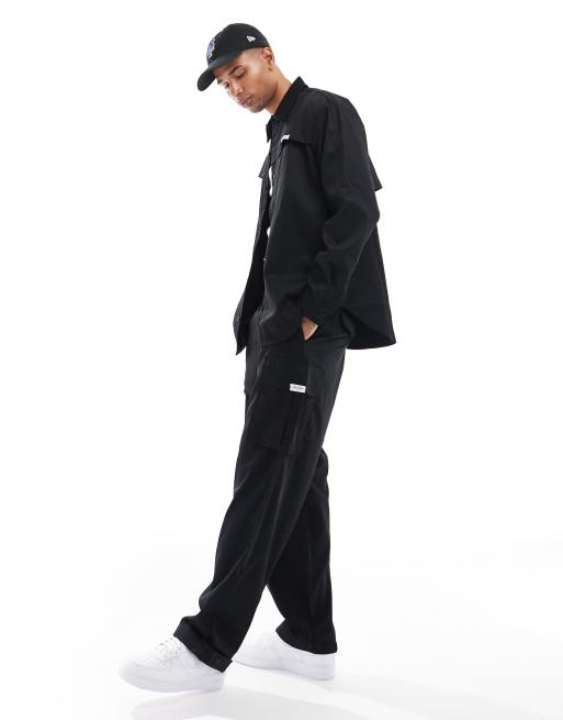 Pantalones cargo negros con varios bolsillos de Sixth June (parte de un conjunto)