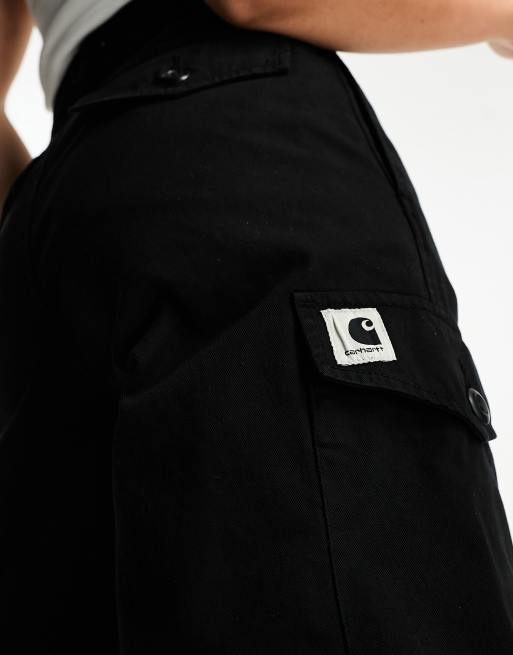 Pantalones cargo negros holgados de sarga Collins de Carhartt WIP, 3 de 4