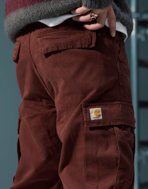 Pantalones cargo rojos de corte estándar Morgaga de Carhartt WIP, 2 de 5