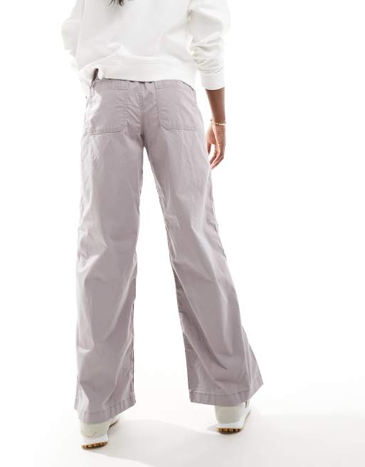 Pantalones cargo rosas de talle bajo de Hollister, 2 de 5