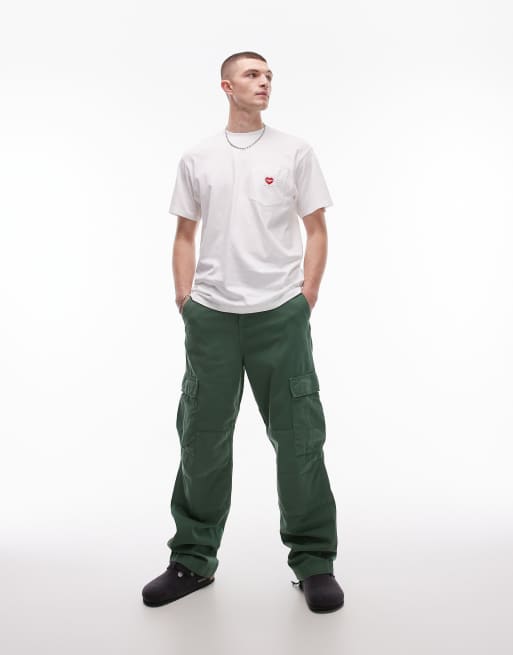 Pantalones cargo verdes de corte estándar Morgaga de Carhartt WIP, 2 de 5