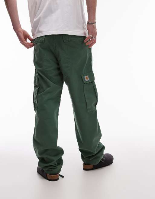Pantalones cargo verdes de corte estándar Morgaga de Carhartt WIP, 5 de 5