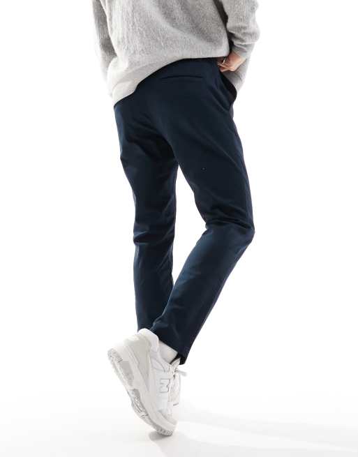Pantalones chinos azul marino de corte slim Bill de Selected , 3 de 5