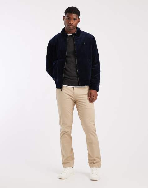 Pantalones chinos beis caqui de corte recto sin pinzas de sarga elástica de Polo Ralph Lauren - view 1