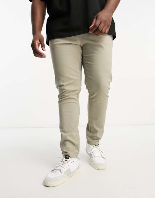 Pantalones chinos beis de corte pitillo de ASOS DESIGN