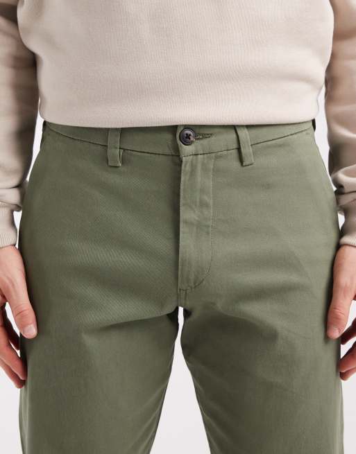 Pantalones chinos caquis de corte suelto Kane de Jack & Jones, 5 de 5