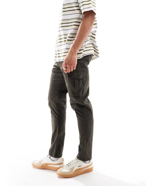 Pantalones chinos caquis de estilo cargo de Brave Soul - view 1