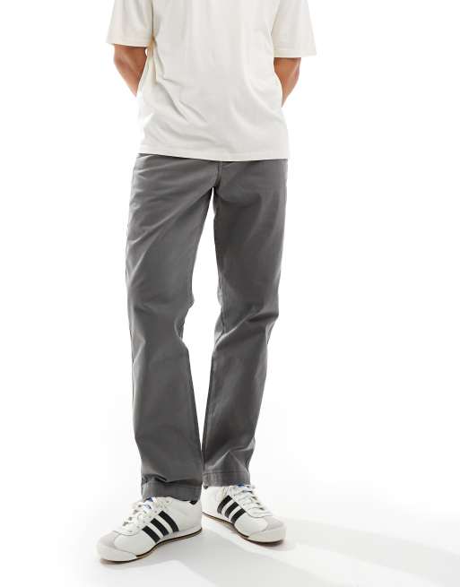Pantalones chinos color carbón de corte recto con pinzas de sarga Authentic XX de Levi's
