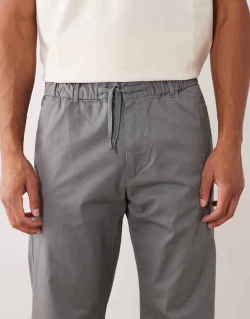 Pantalones chinos gris oscuro de corte suelto de Jack & Jones, 2 de 5