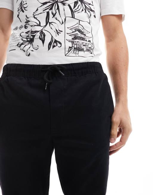 Pantalones chinos negros con bajos ajustados de Jack & Jones, 2 de 5