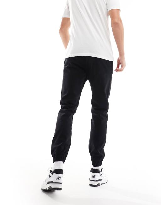Pantalones chinos negros con bajos ajustados de Jack & Jones, 3 de 5