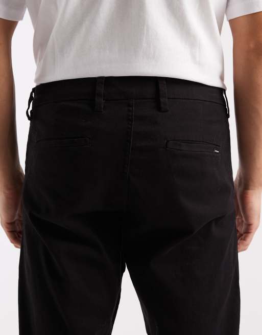 Pantalones chinos negros de corte suelto Kane de Jack & Jones, 4 de 5