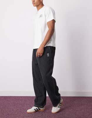 Pantalones chinos negros de corte suelto Wabash de adidas Originals - view 1