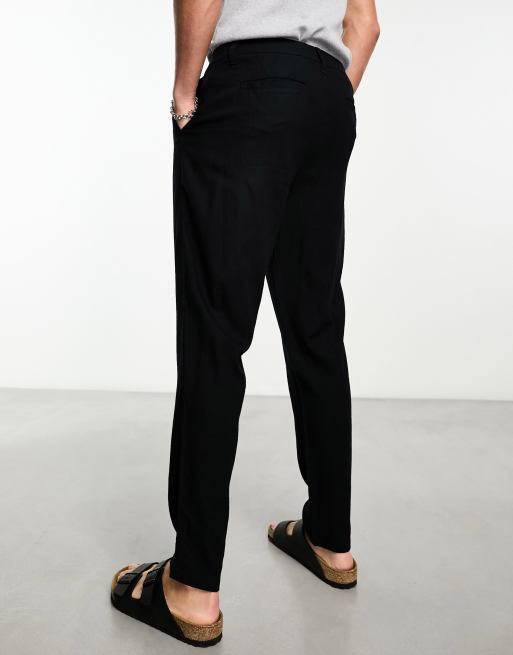 Pantalones Chinos Slim Fit Negros