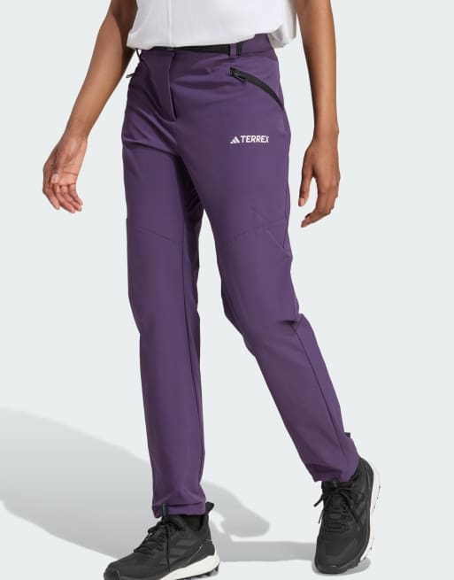 Pantalones color ciruela aurora Terrex Xperior de adidas Performance