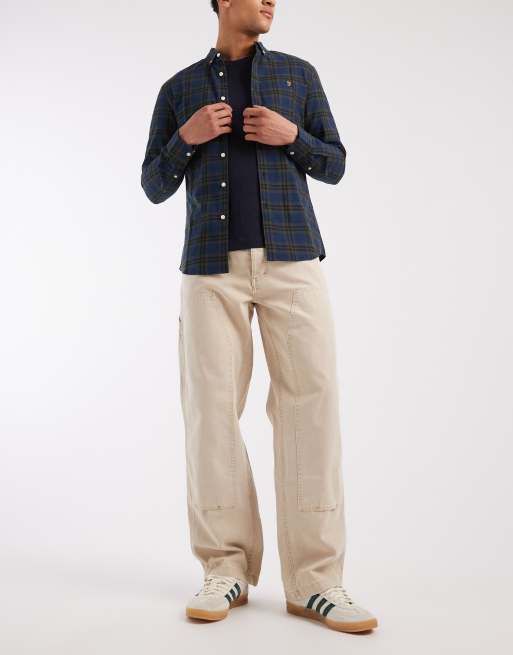 Pantalones color crema de estilo carpintero Jaimie de Tommy Jeans, 2 de 5