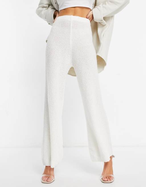 Pantalones color crema de punto de I Saw It First, 4 de 4