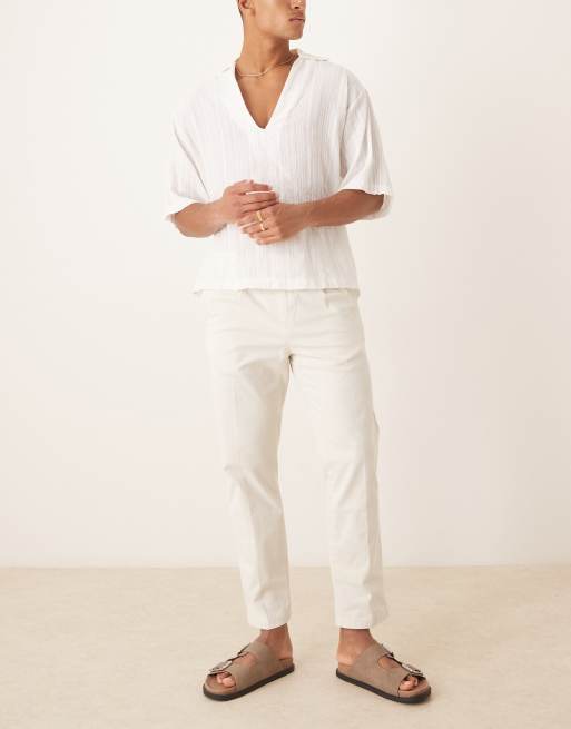 Pantalones color crema holgados Nos Firenze de Scalpers